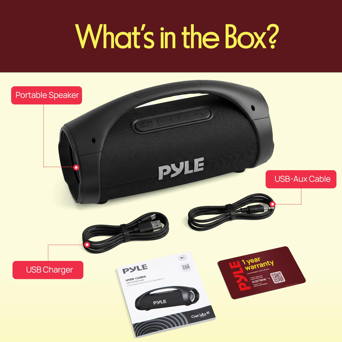 Portable Bluetooth Boombox Speaker H707292