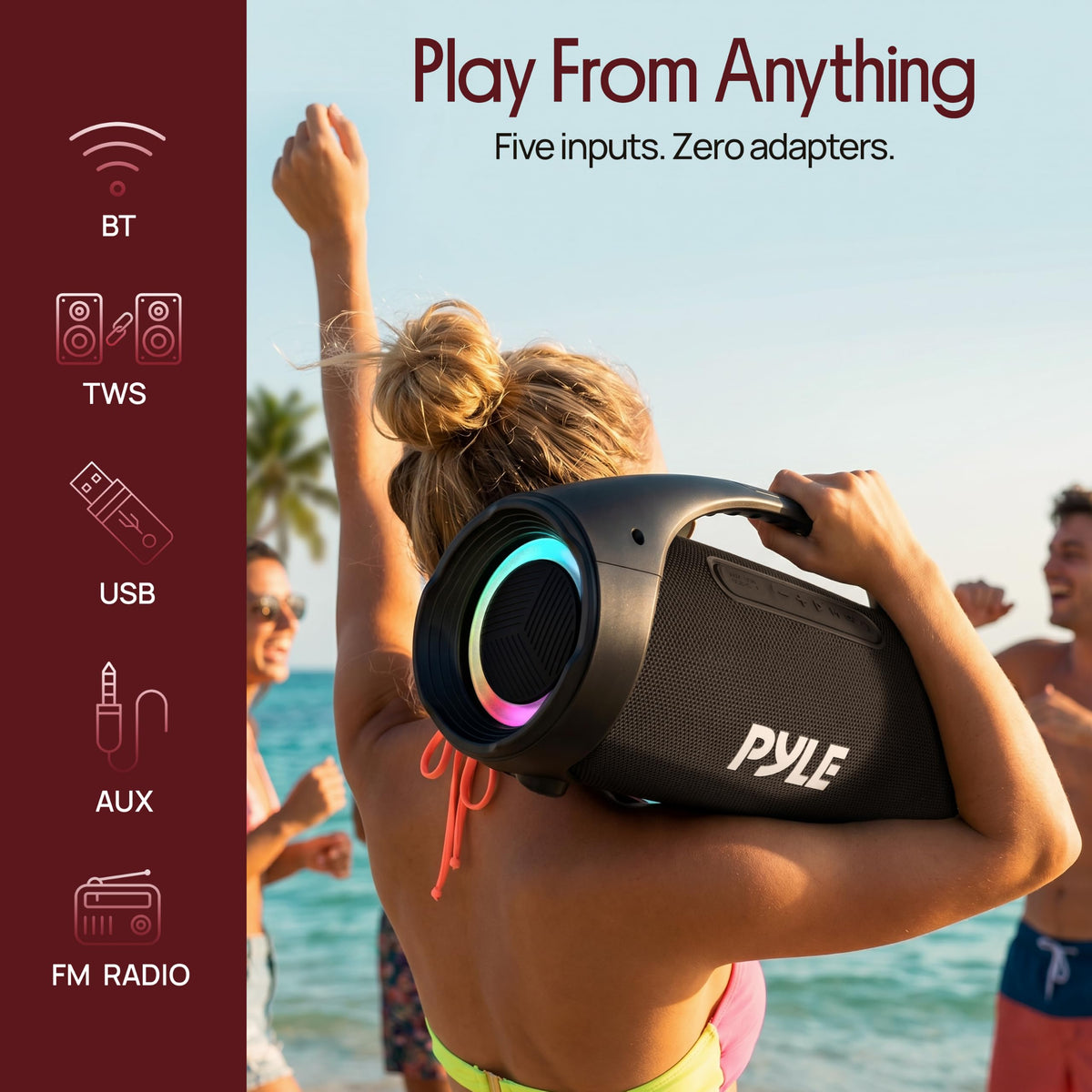Portable Bluetooth Boombox Speaker H707292