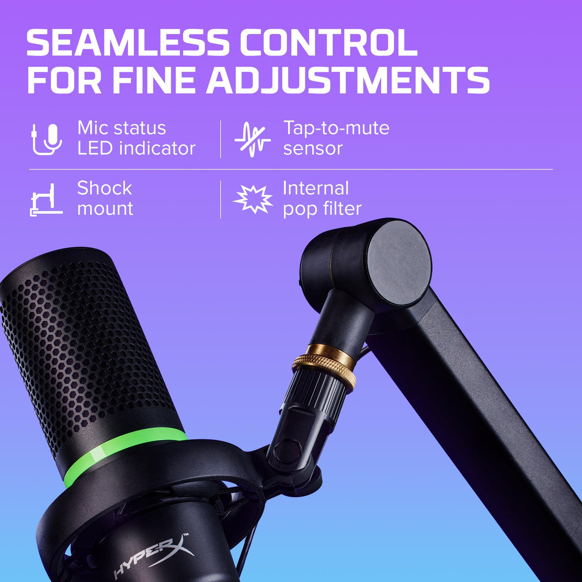 USB Condenser Microphone with Shock Mount Q784