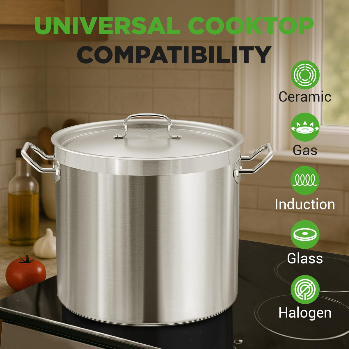 40 Quart Stainless Steel Stockpot A784795