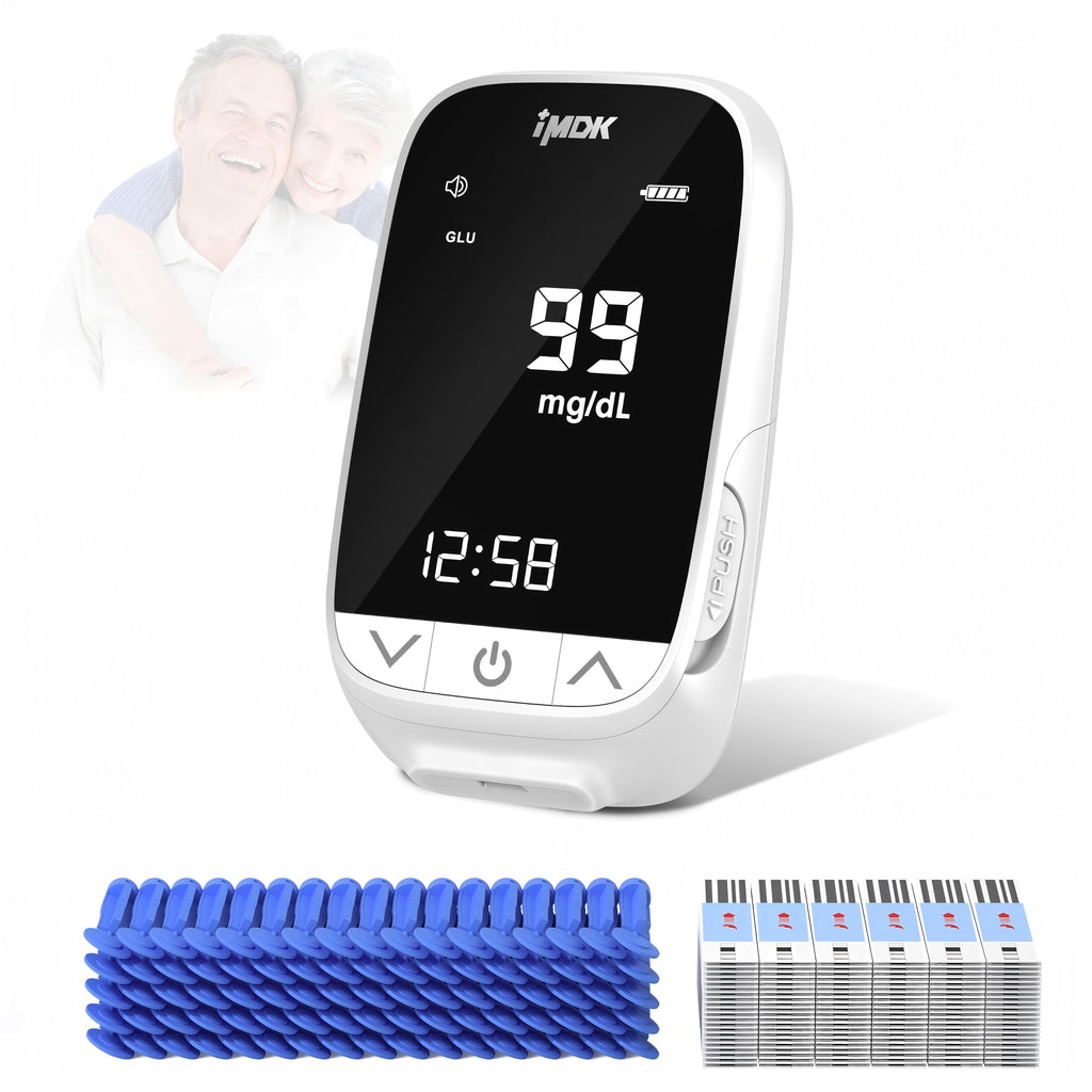 Blood Glucose Monitor Kit with 100 Strips and 100 Lancets B8274