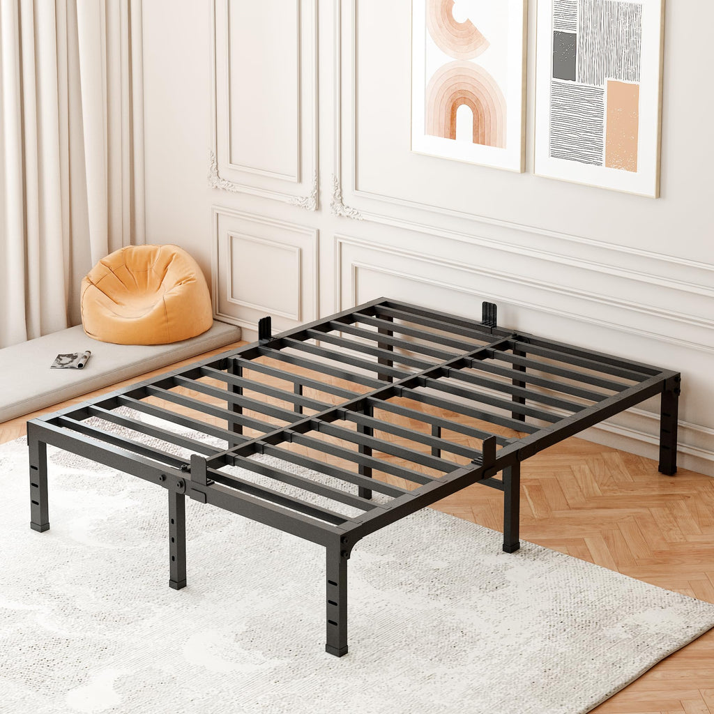 16 Inch Heavy Duty Metal Platform Bed Frame Full Size R9687