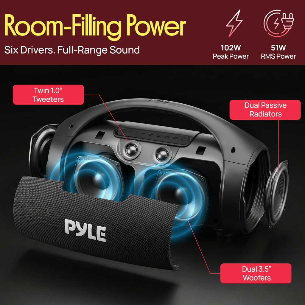 Portable Bluetooth Boombox Speaker H707292