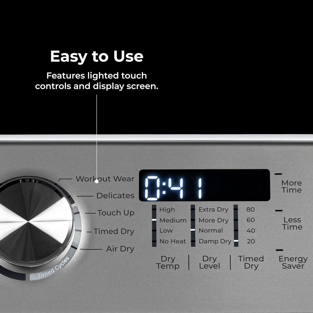 7.0 cu. ft. Front Load Electric Dryer - White R811961