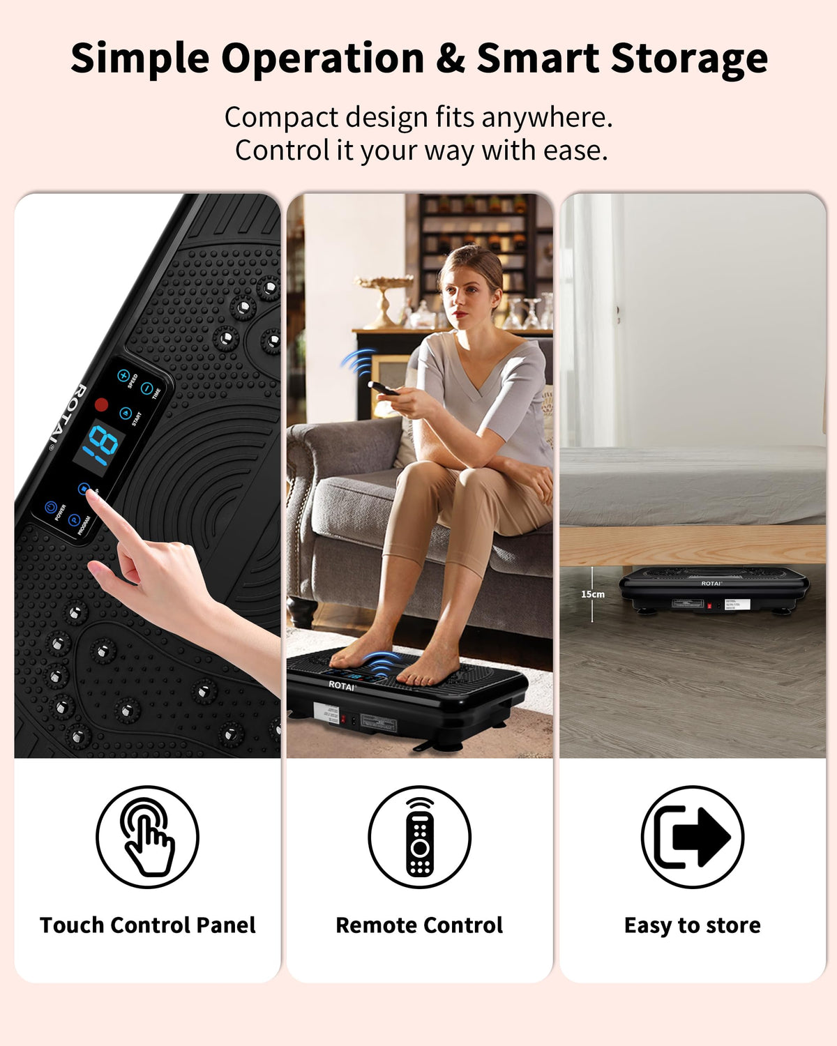 Vibration Plate Exercise Machine 400 lbs Capacity I915408