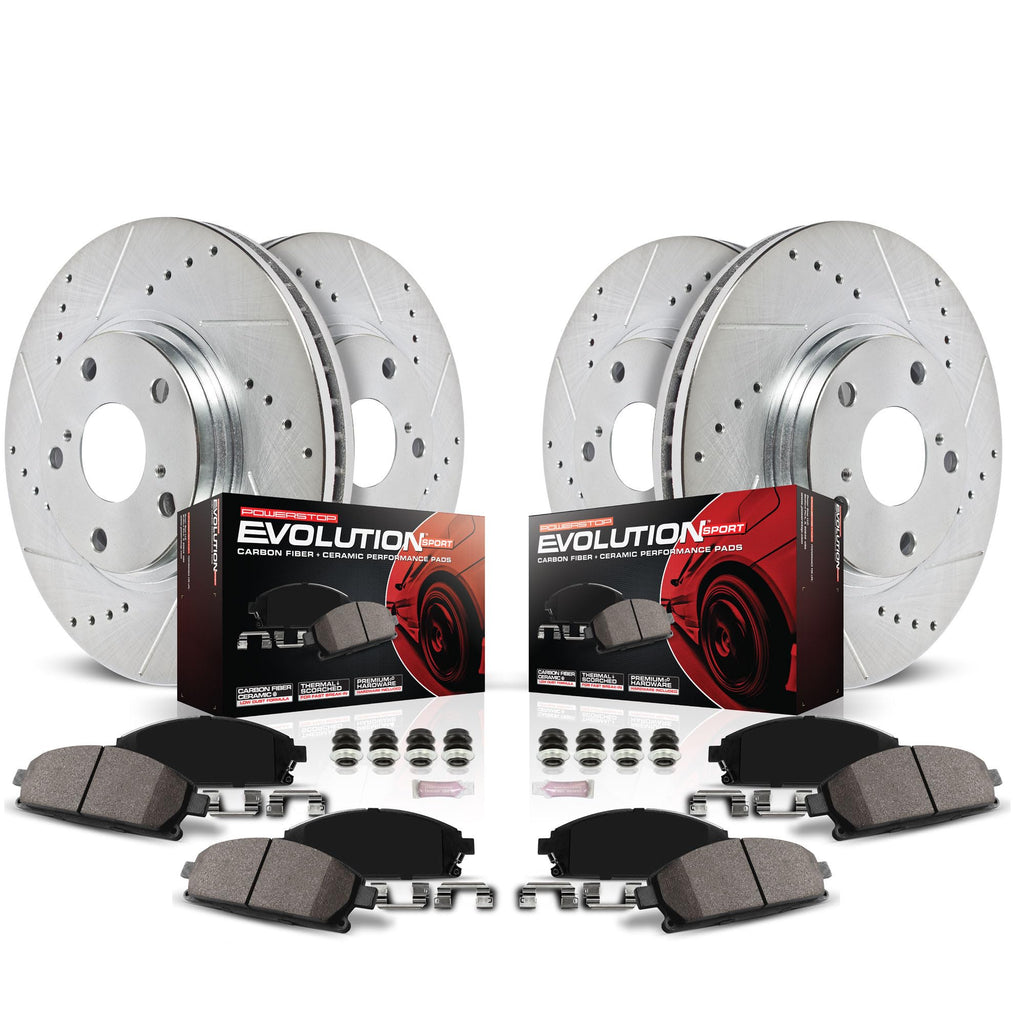 Brake Pad & Rotor Kit Front & Rear L8898