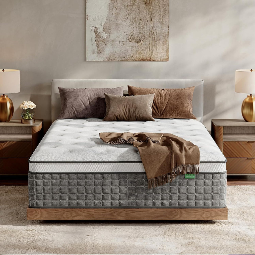 Full Size 12 Inch Medium Firm Hybrid Mattress in a Box X622