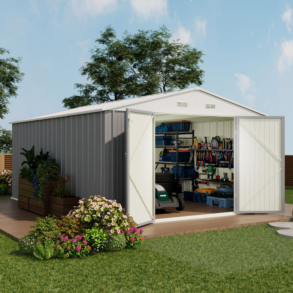10x14 FT Outdoor Storage Shed Q28657
