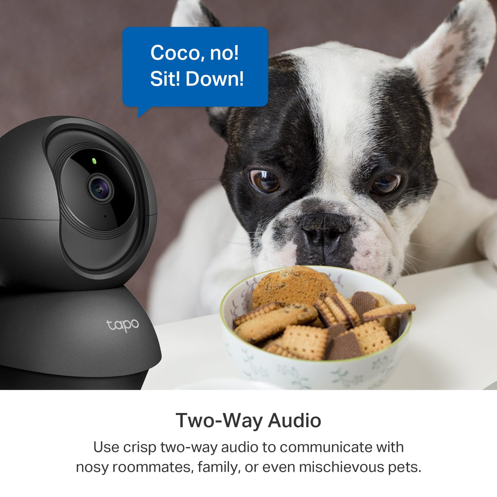 2K Pan Tilt Security Camera 2-Pack B385483