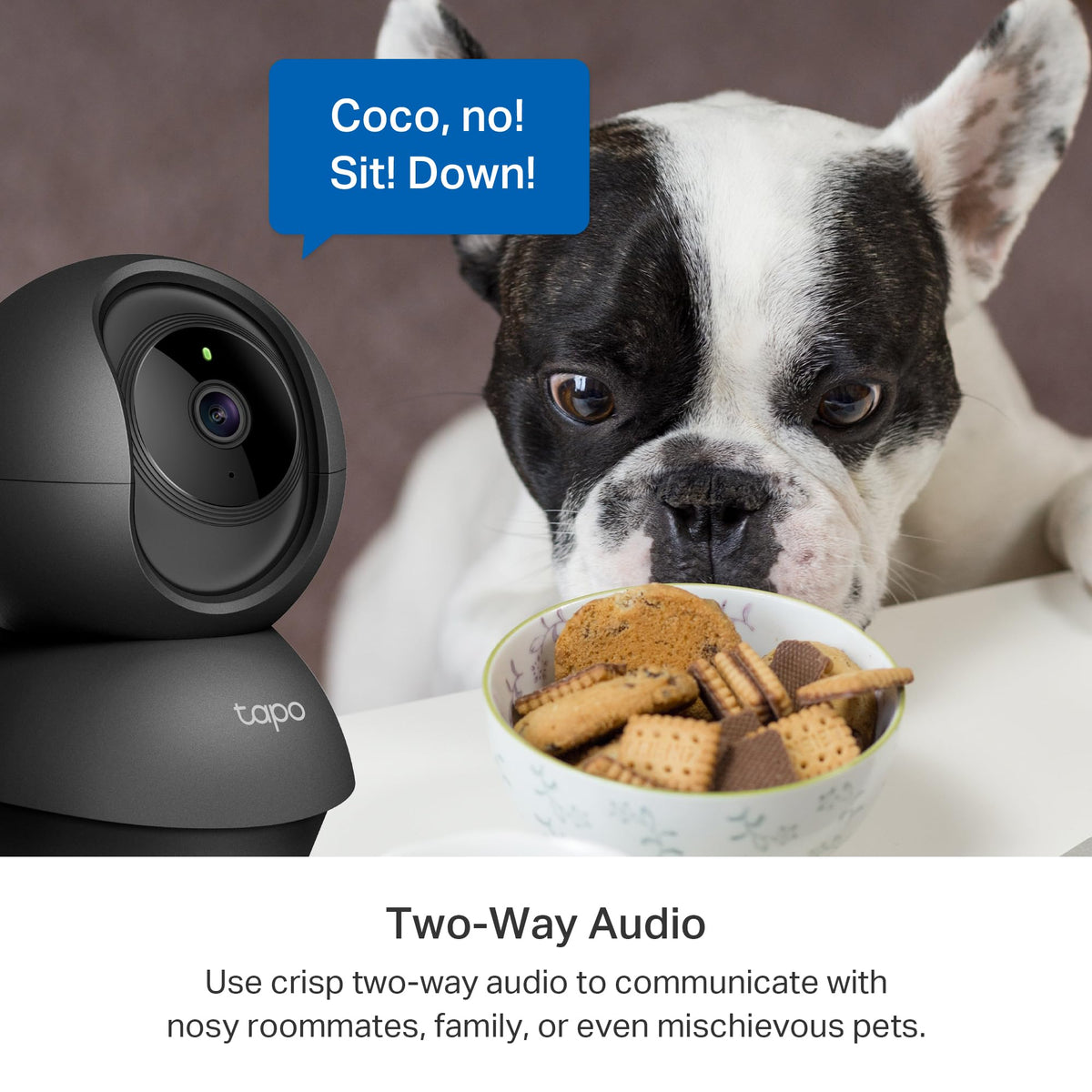 2K Pan Tilt Security Camera 2-Pack B385483