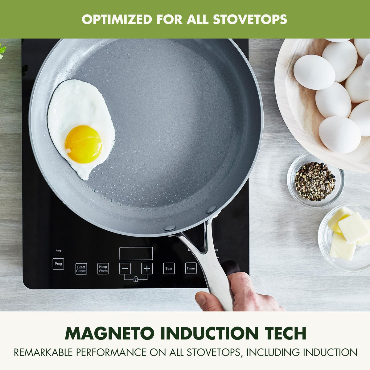 22 Piece Ceramic Nonstick Cookware Set T701