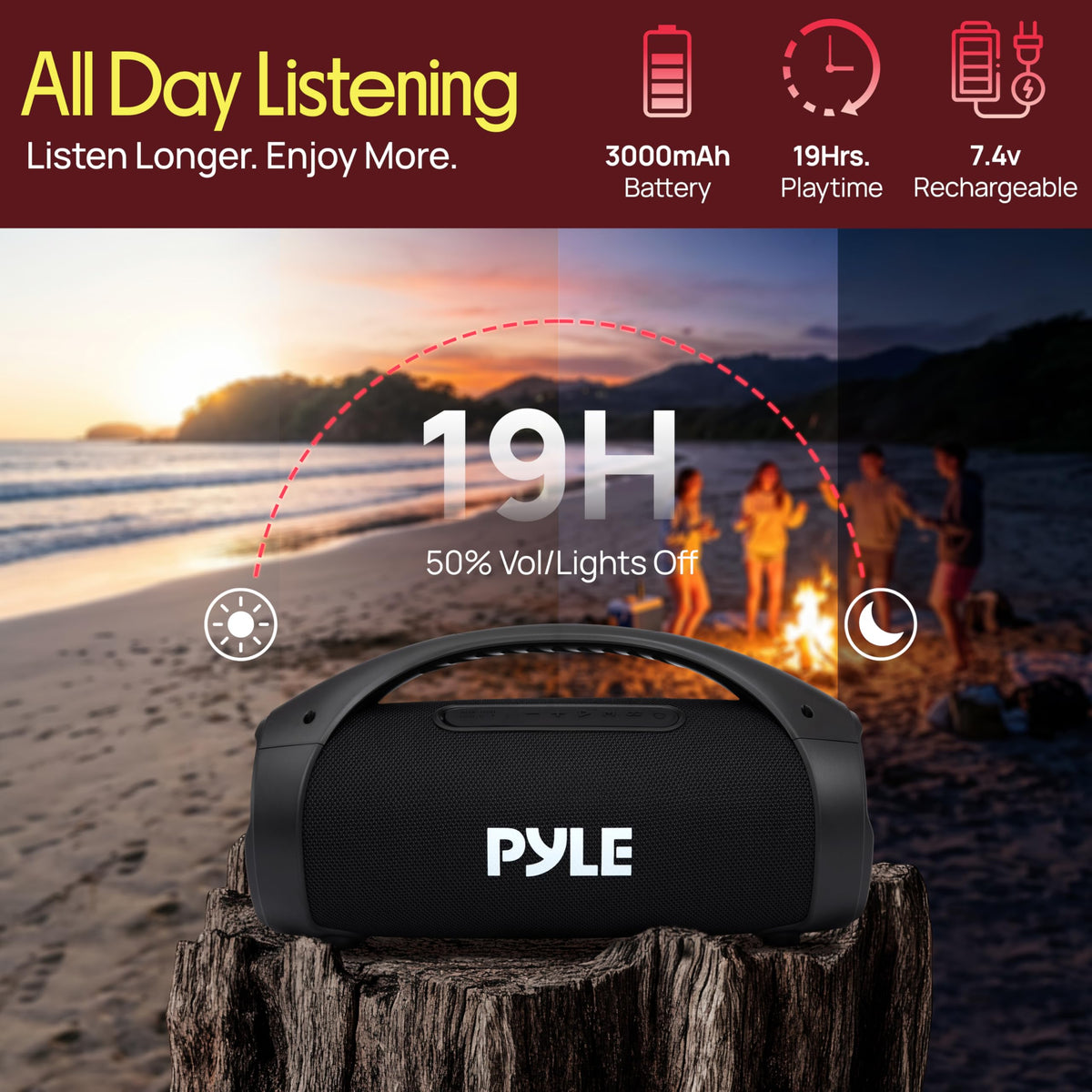 Portable Bluetooth Boombox Speaker H707292