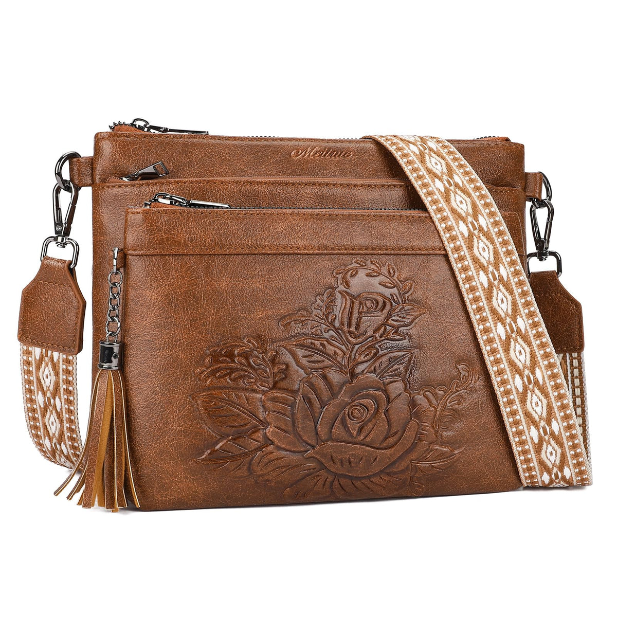 Vegan Leather Crossbody Bag X997