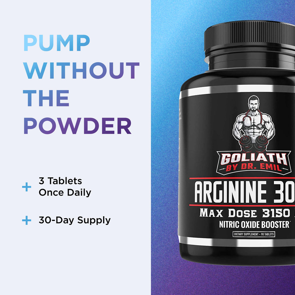 L-Arginine 3000, 90 Tablets H62437