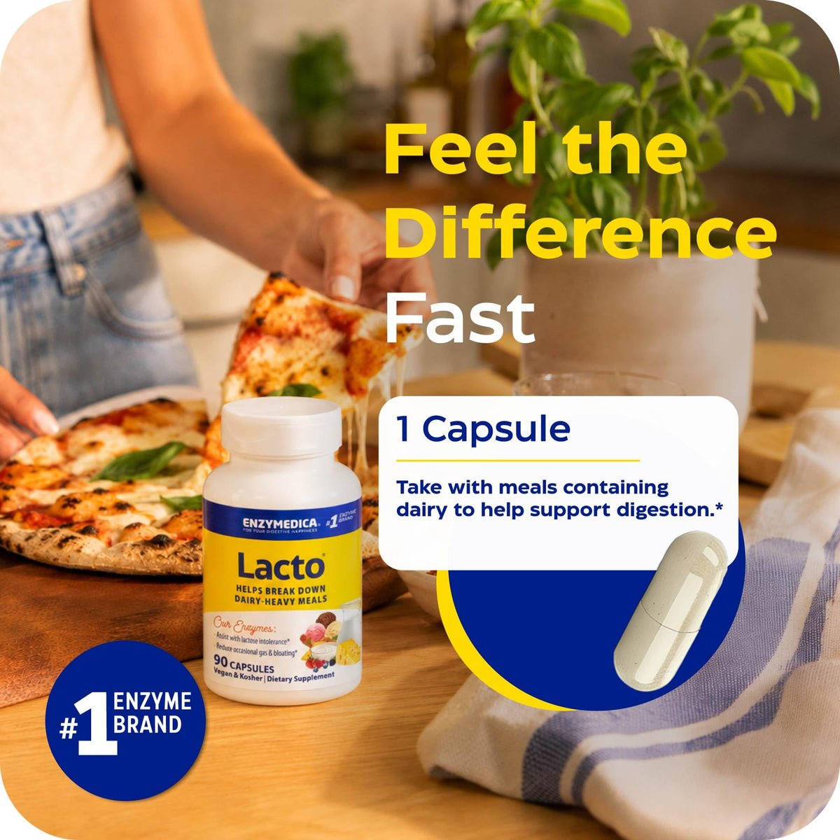 90 Capsules Digestive Enzymes G555