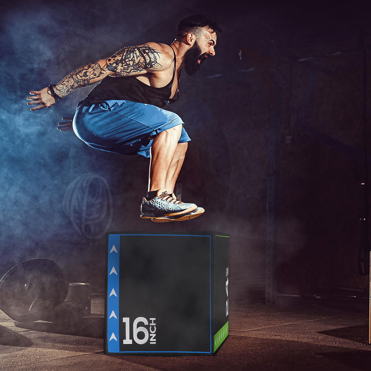 3-in-1 Foam Plyometric Jump Box B535