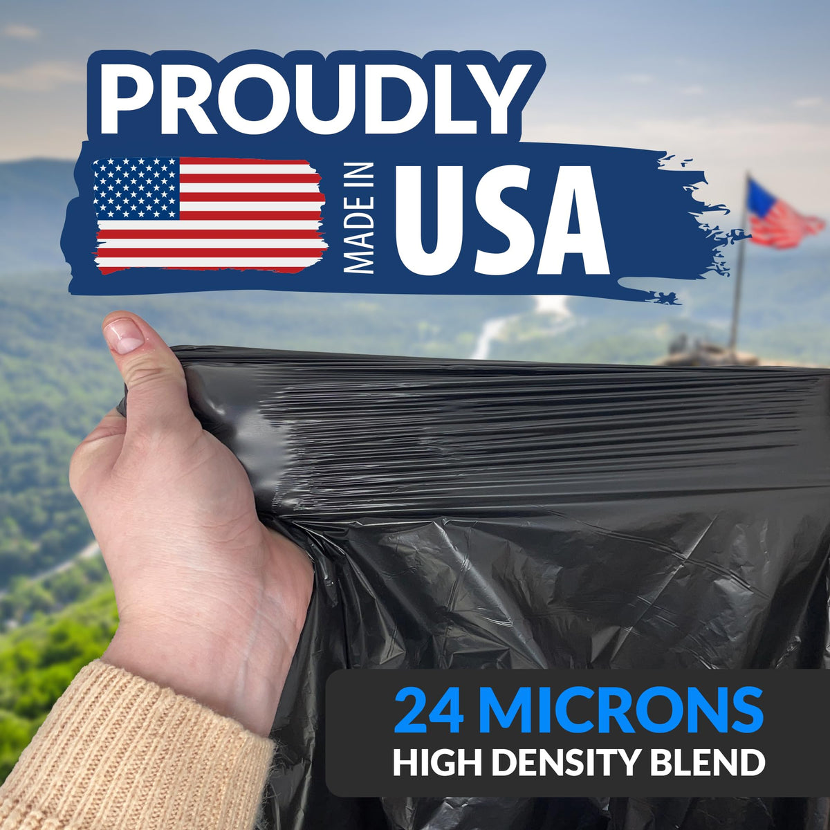 Black Heavy Duty Trash Bags 30 Count W271277