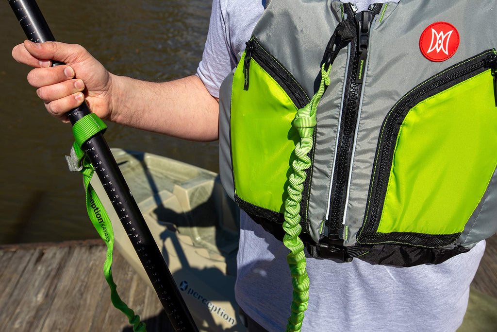 Paddle & Rod Leash Green One Size E85743