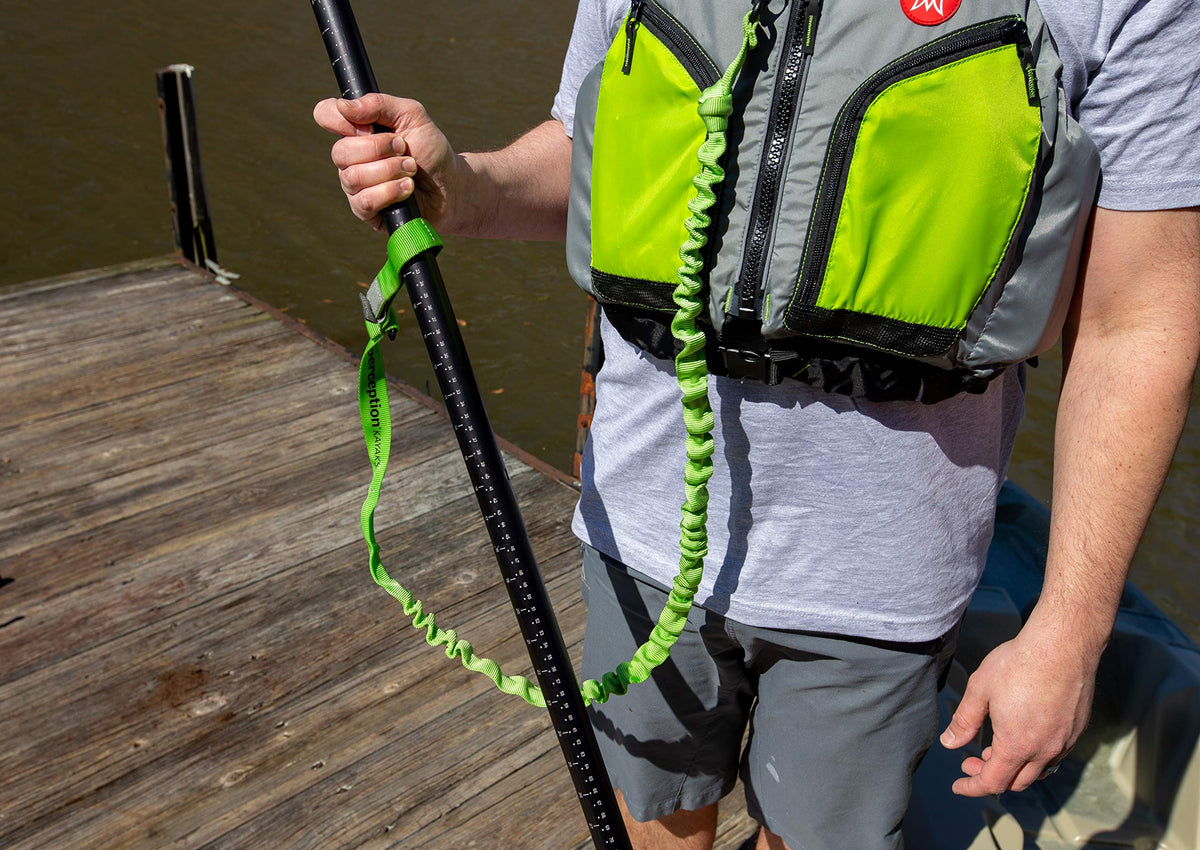 Paddle & Rod Leash Green One Size E85743
