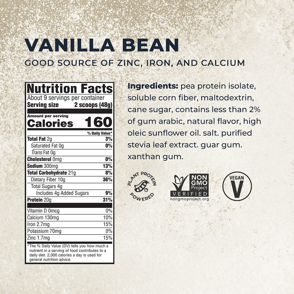 Vanilla Protein Powder 1 Pound I58461