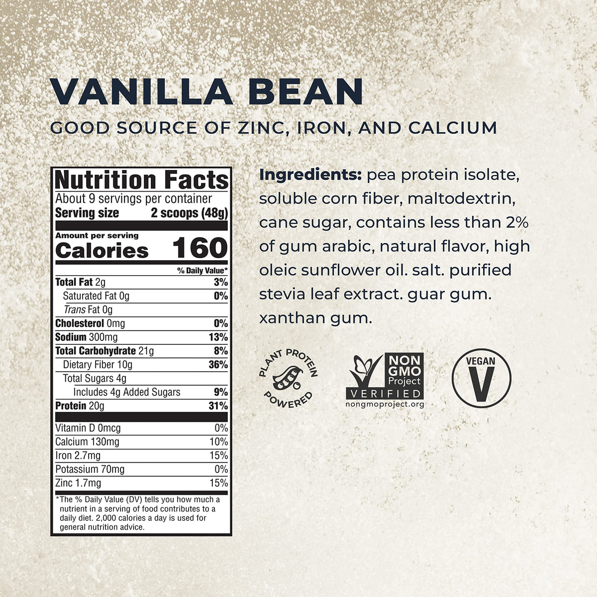 Vanilla Protein Powder 1 Pound I58461