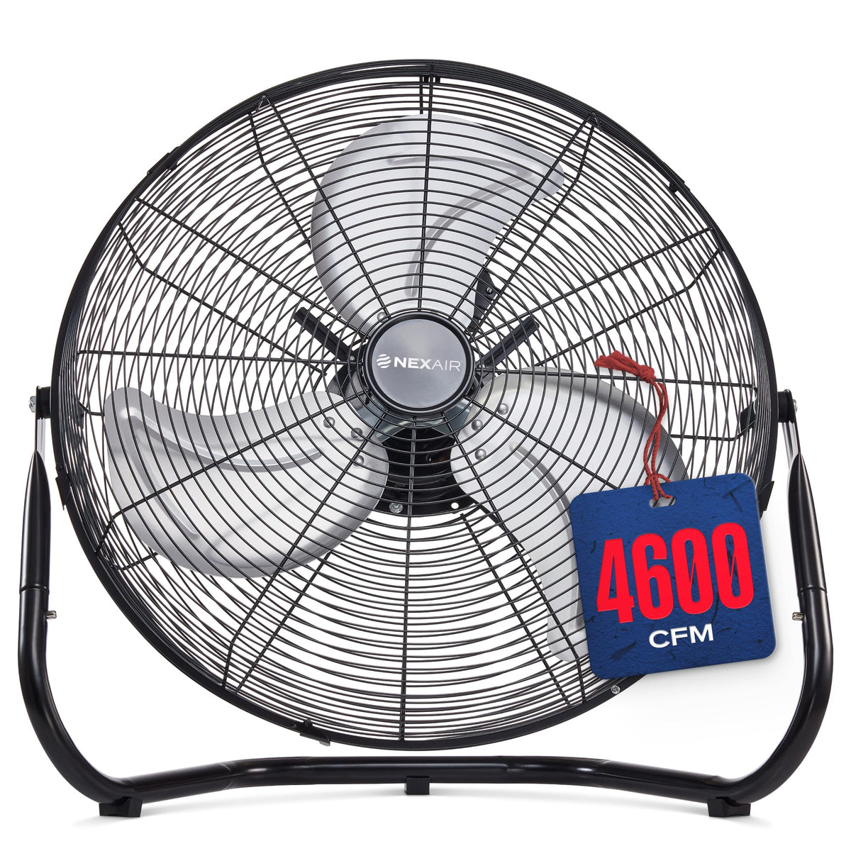 20-Inch 3-Speed High-Velocity Metal Floor Fan F3781