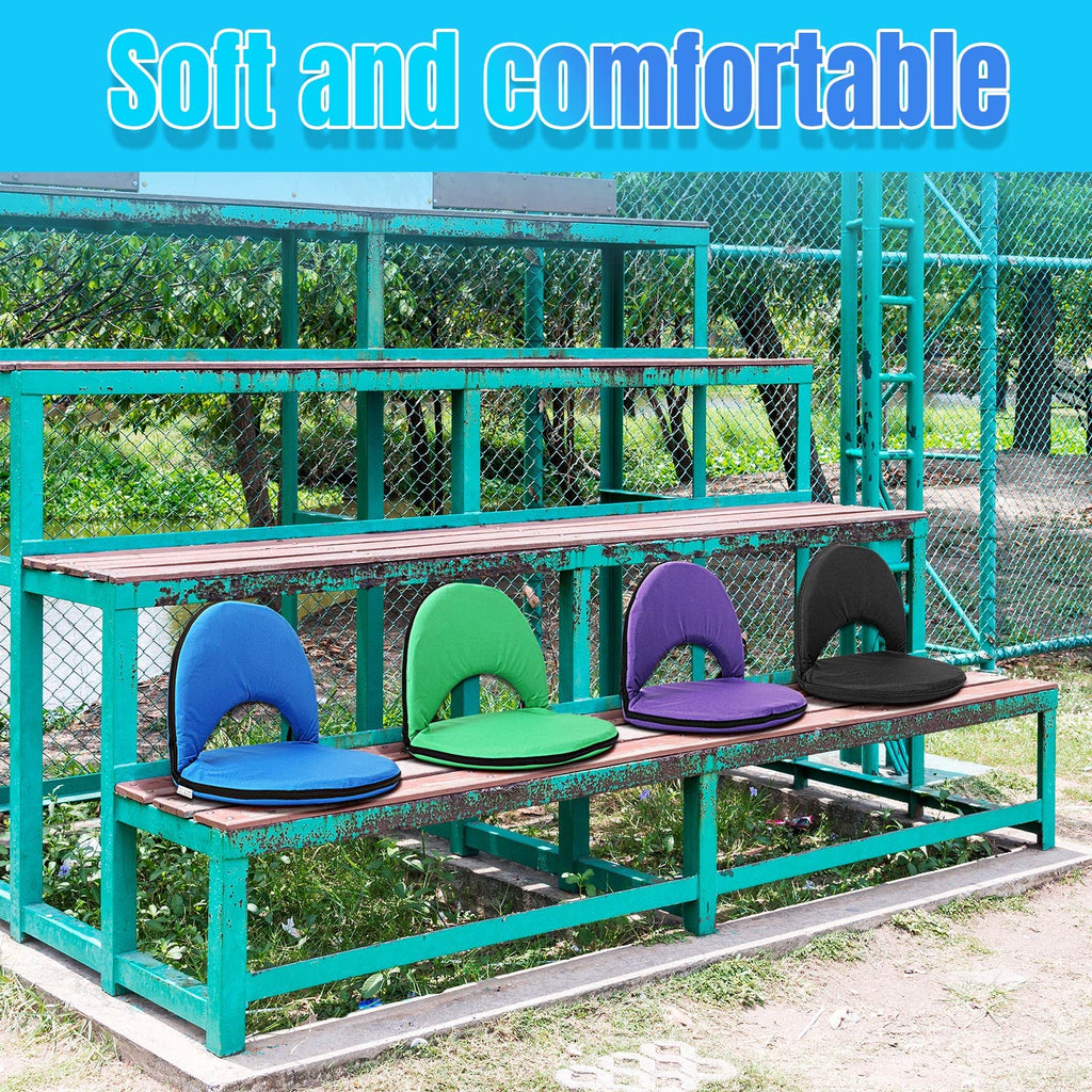 4 Pcs Stadium Seats with Back Support T139